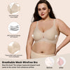 Wirefree Full Coverage Bra - Seamless Breathable Bralette for All-Day Comfort