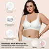 Womens Wire-Free Full Coverage Bra Seamless Breathable Comfort Bralettes