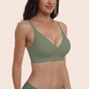 Deep V-neck Seamless Wireless Everyday Bra