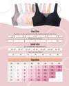Jelly Strip Support Comfortable Seamless Mesh Plunge Bra