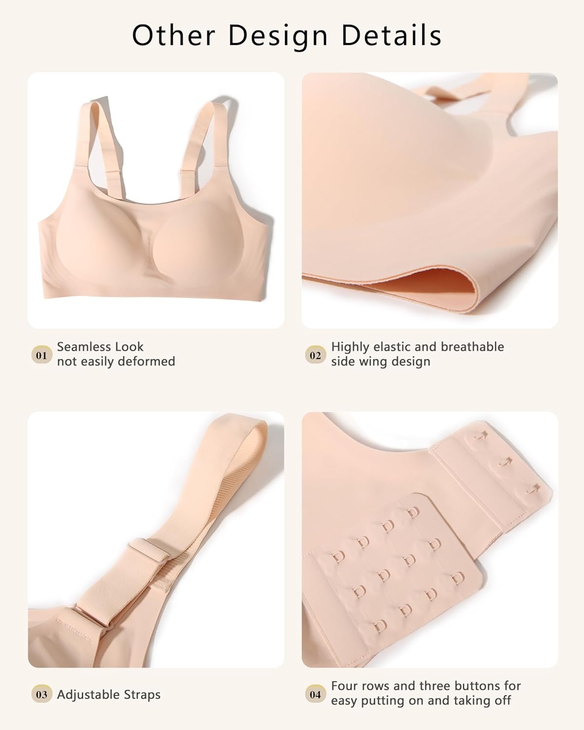 Seamless Full Coverage Bras