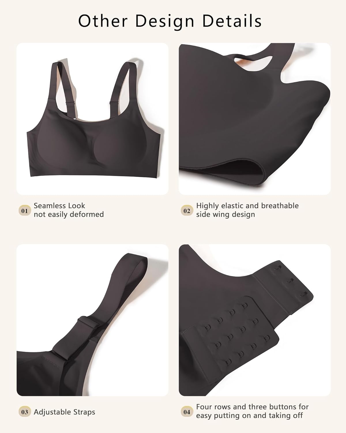 Seamless Full Coverage Bras