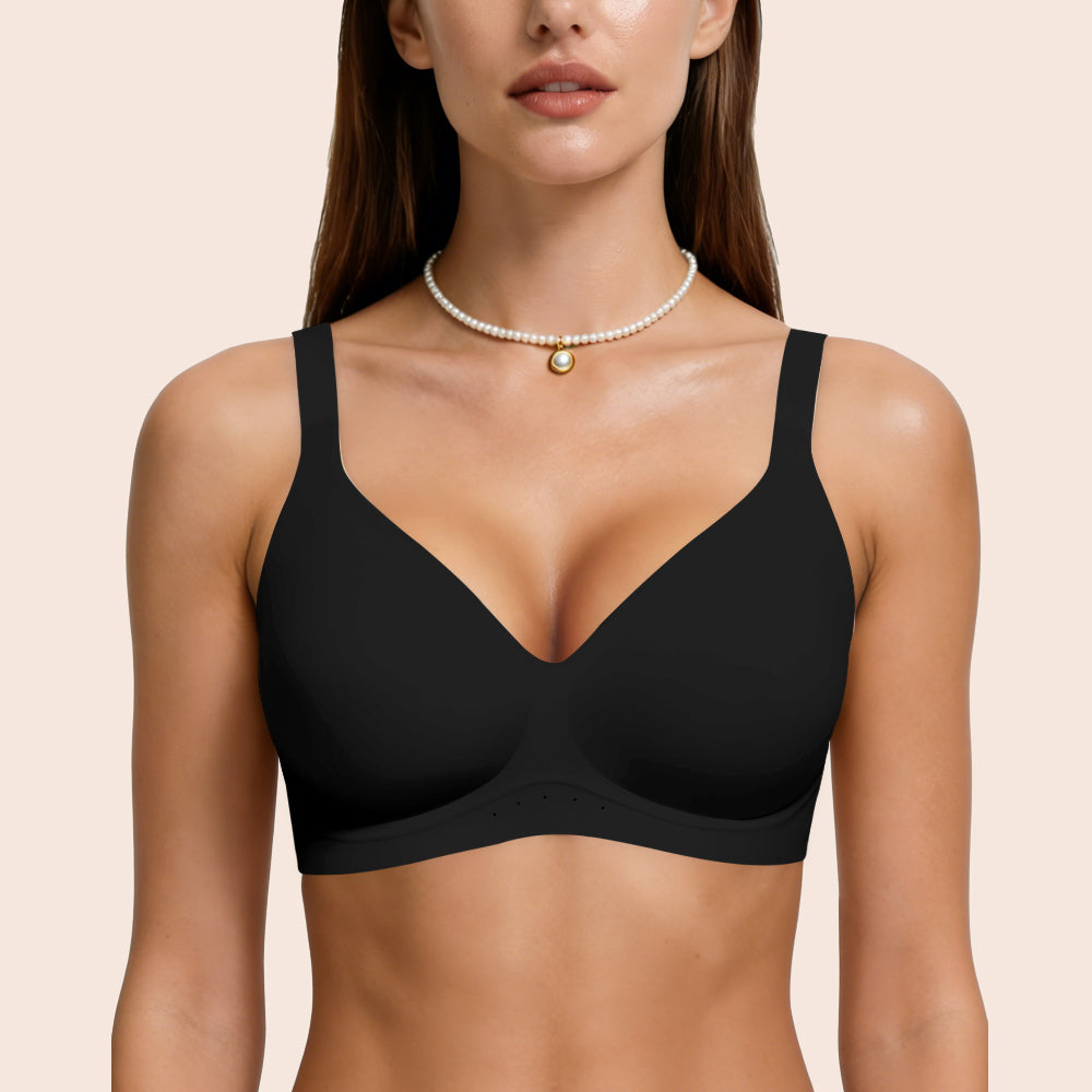 As Fairy Bras for Women Wireless Jelly No Underwire Full Coverage Seamless Comfortable Breathable Bra