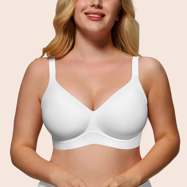 As Fairy Bras for Women Wireless Jelly No Underwire Full Coverage Seamless Comfortable Breathable Bra