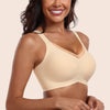 V-Neck Full Cup Seamless Mesh Everyday Bra