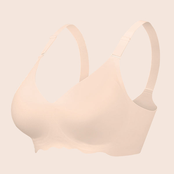 Wave Fashion V-Neck Seamless Full Coverage Bra