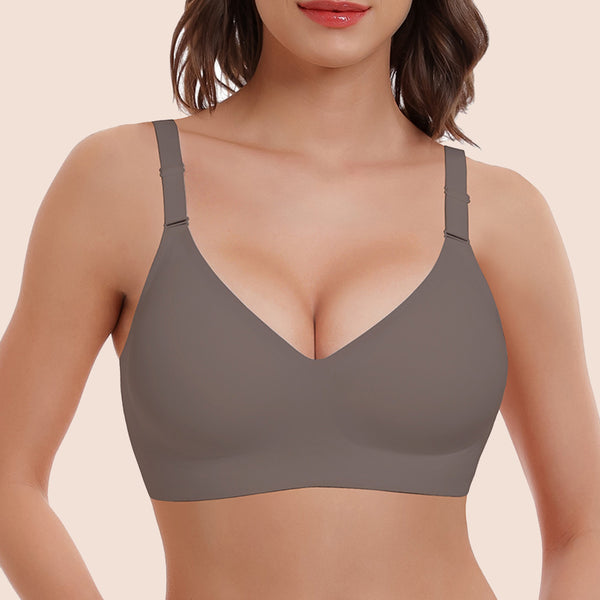 V-Neck Full Cup Seamless Everyday Bra