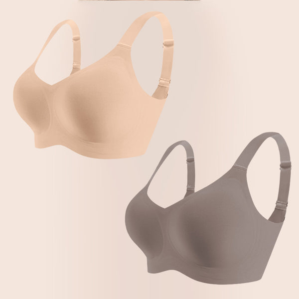 V-Neck Full Cup Seamless Everyday Bra