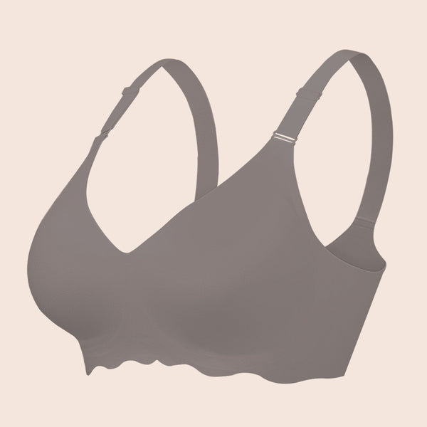 Wave Fashion V-Neck Seamless Full Coverage Bra