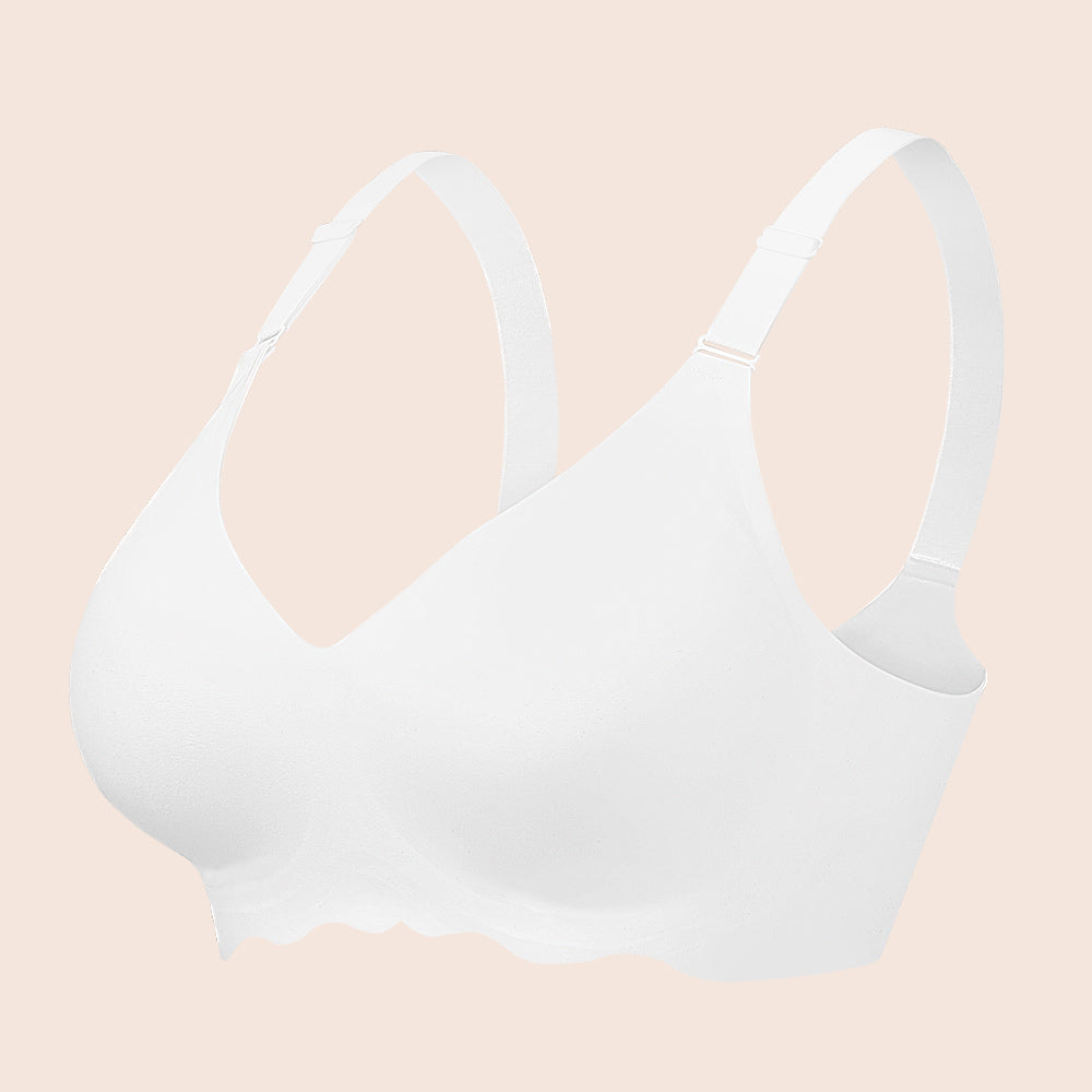 Wave Fashion V-Neck Seamless Full Coverage Bra