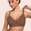 As Fairy Women's No Underwire Push Up Bra - Seamless Full Coverage Everyday Bra for Lift & Comfort