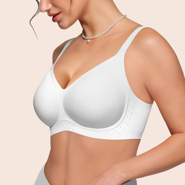 As Fairy Bras for Women Wireless Jelly No Underwire Full Coverage Seamless Comfortable Breathable Bra