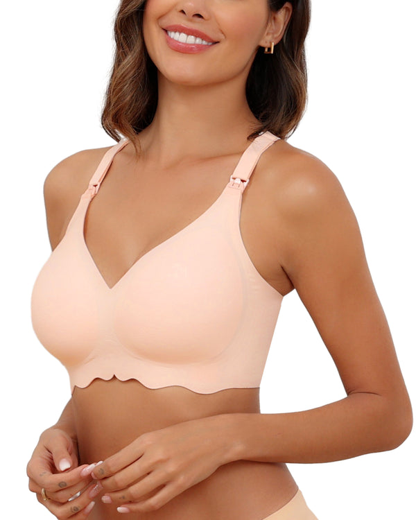 Nursing Bra Wireless Seamless Ultra Comfortable Pregnancy Sleep Bra