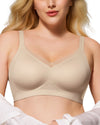 Mesh V Neck Soft Seamless Bras
