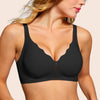 As Fairy Bras for Women Full Coverage Wireless Bra No Underwire Soft Support Comfortable Everyday Wear Seamless T-Shirt Bra