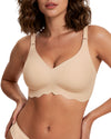 Wave Fashion V-Neck Seamless Full Coverage Bra