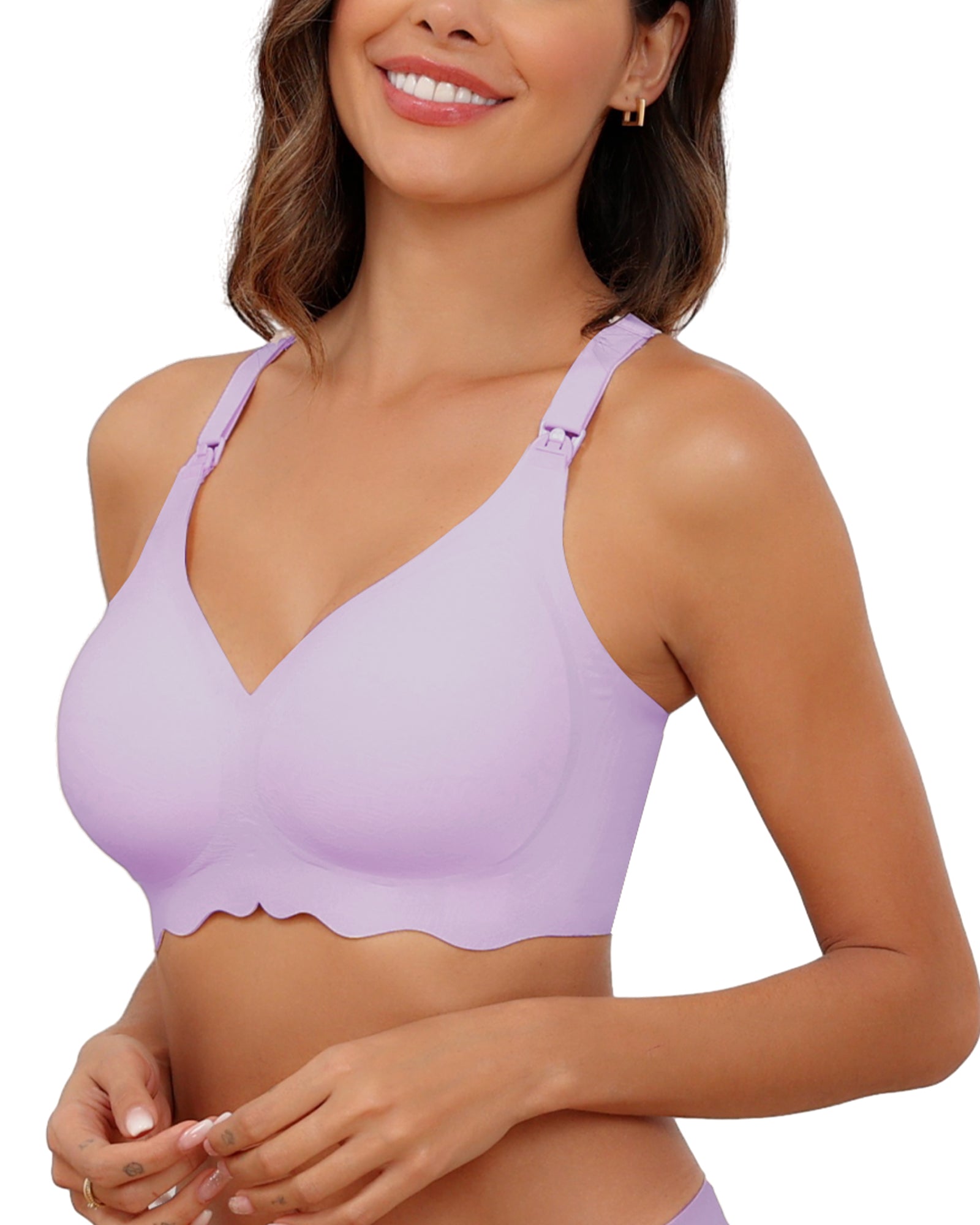 Nursing Bra Wireless Seamless Ultra Comfortable Pregnancy Sleep Bra