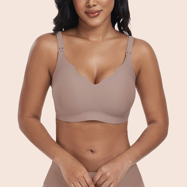 [PLUS SIZE] Wave Seamless Nursing Bra