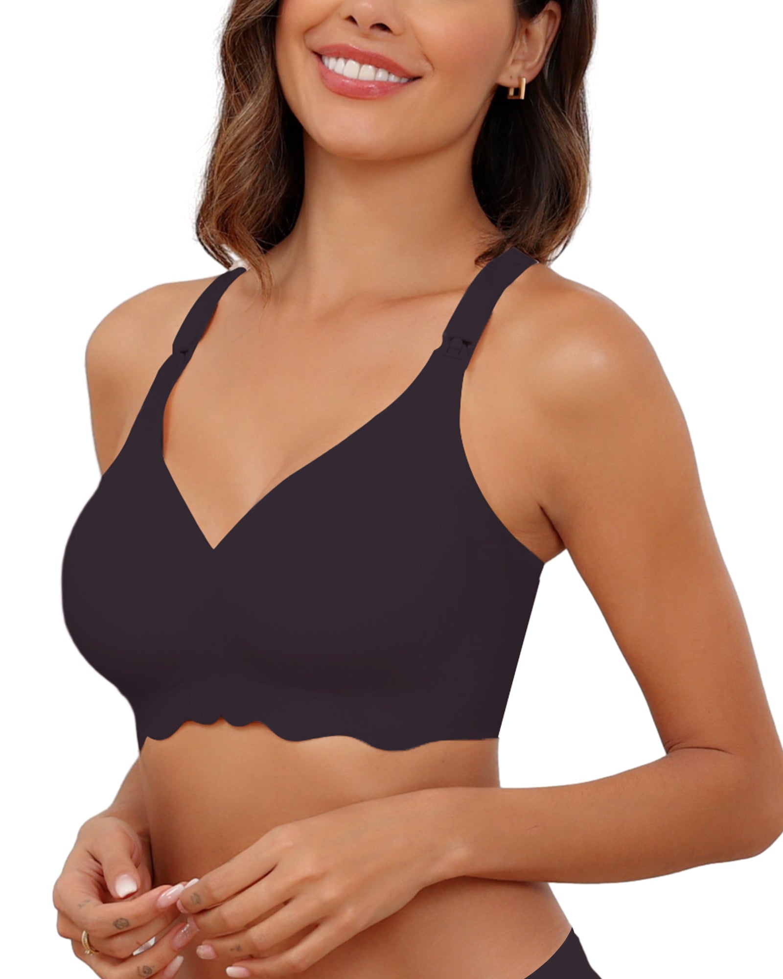 Nursing Bra Wireless Seamless Ultra Comfortable Pregnancy Sleep Bra