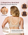 Mesh V Neck Soft Seamless Bras