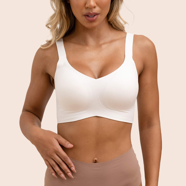 V-Neck Full Cup Seamless Everyday Bra