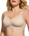 Mesh V Neck Soft Seamless Bras