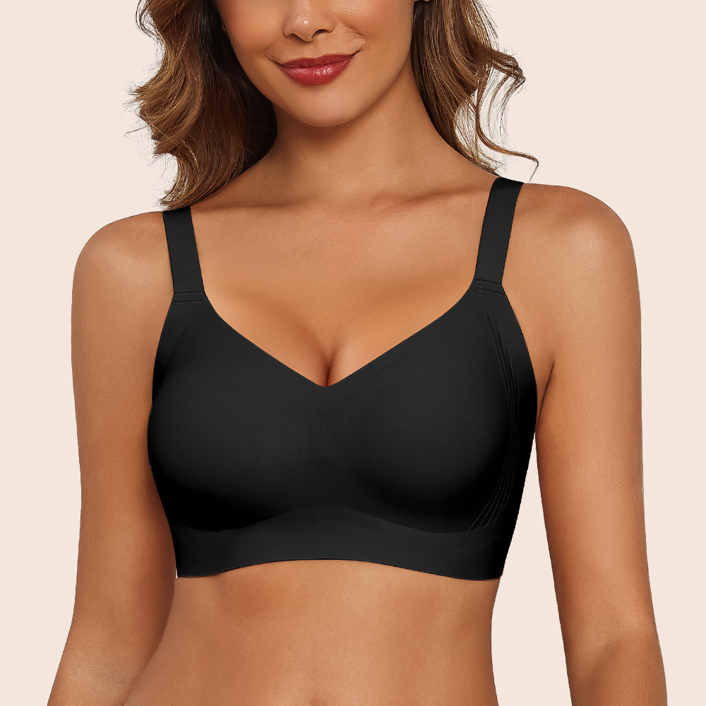 V-Neck Support Seamless Bra(B-DDD Size)