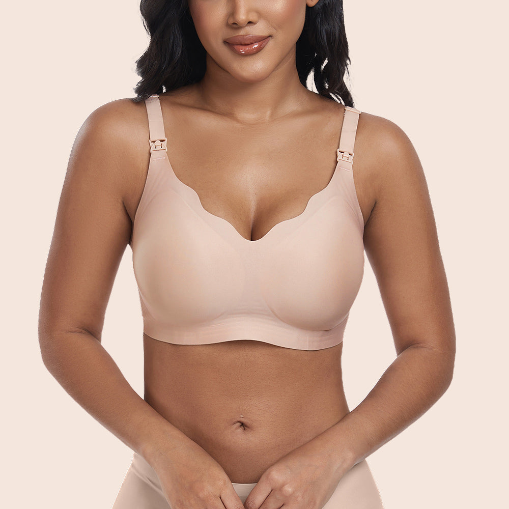 [PLUS SIZE] Wave Seamless Nursing Bra