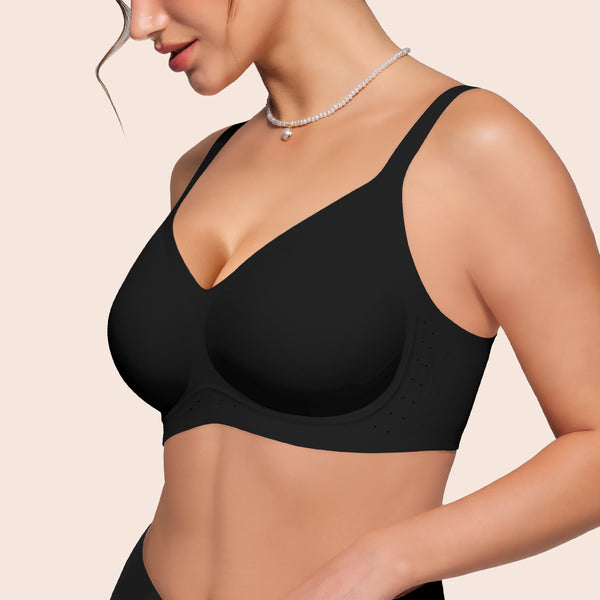 As Fairy Bras for Women Wireless Jelly No Underwire Full Coverage Seamless Comfortable Breathable Bra
