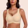 V-Neck Full Cup Seamless Mesh Everyday Bra