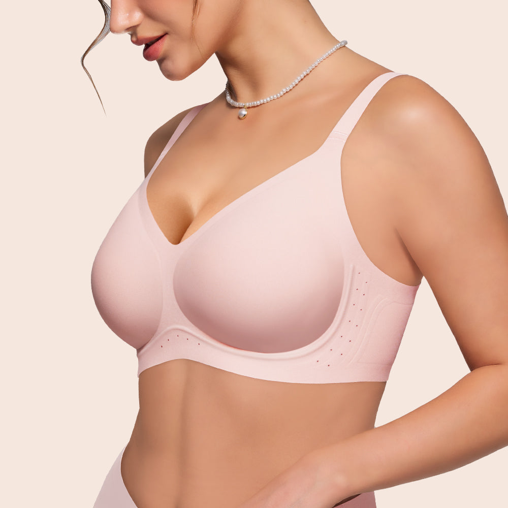 As Fairy Bras for Women Wireless Jelly No Underwire Full Coverage Seamless Comfortable Breathable Bra