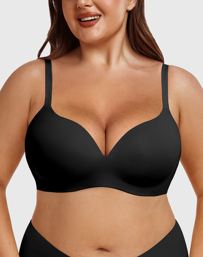 B-F Cup Seamless Push Up Bras