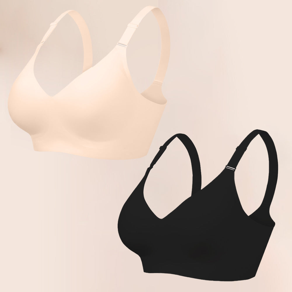 V-Neck Full Cup Seamless Everyday Bra