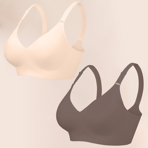 V-Neck Full Cup Seamless Everyday Bra