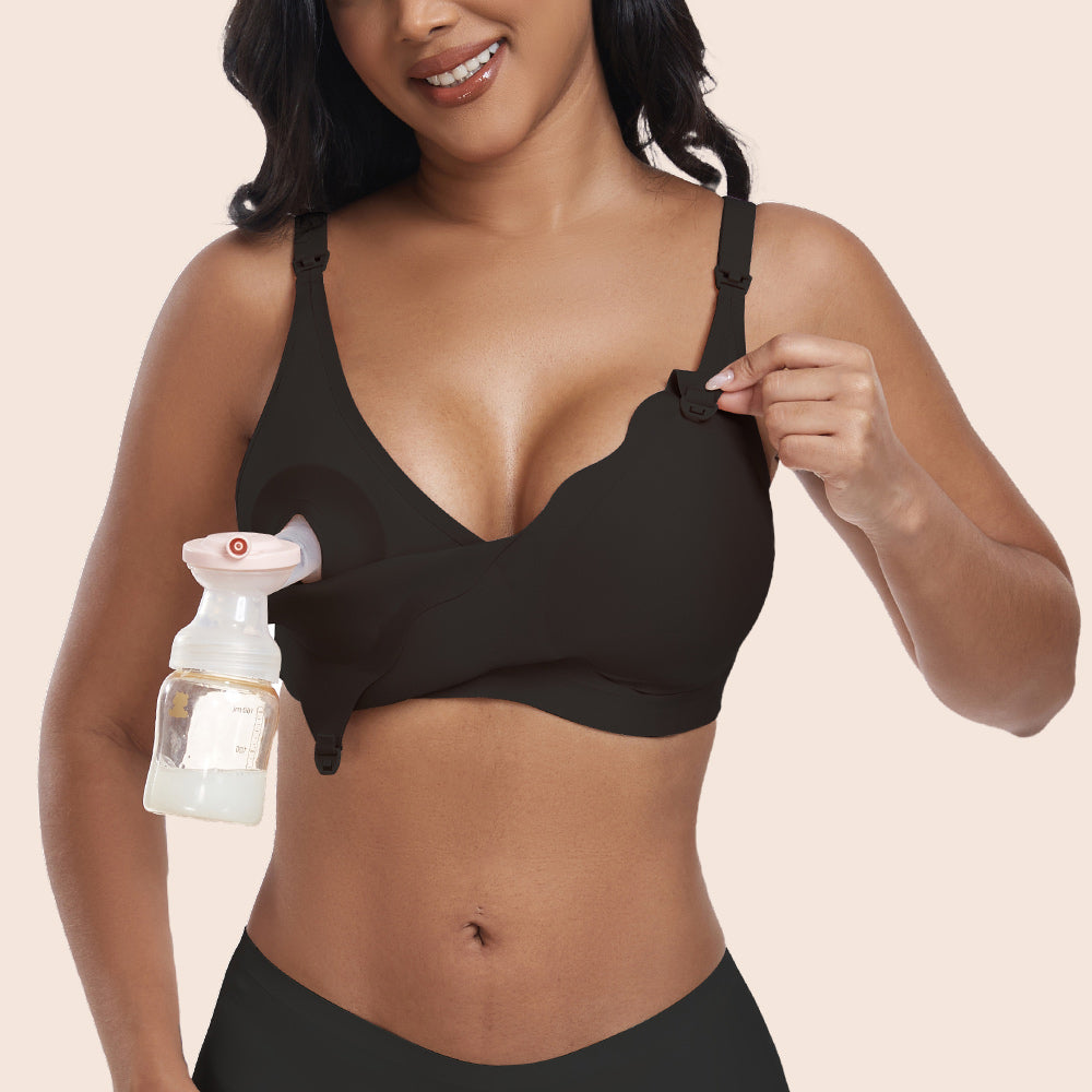 [PLUS SIZE] Wave Seamless Nursing Bra