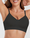 Plus Size V-Neck Seamless Push Up Bra