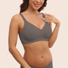 Ultra Soft Deep V-neck Full Cup Seamless Nursing Bra