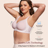 As Fairy Women's Full Coverage Wireless Bra - Supportive Plus Size Seamless Comfort Bralette