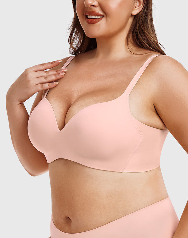 B-F Cup Seamless Push Up Bras