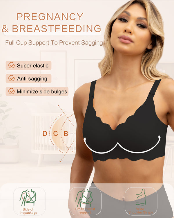 Wave Seamless Comfortable Maternity Nursing Bra