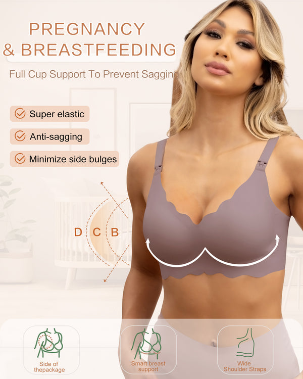 Wave Seamless Comfortable Maternity Nursing Bra