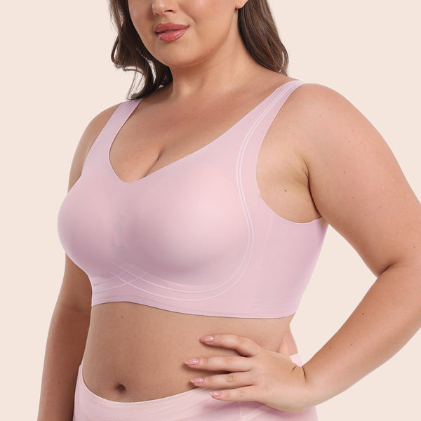 [PLUS SIZE] Seamless Full Coverage Padded Bras For Large Breasts