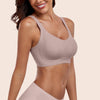 V-Neck Velevt Seamless Bra