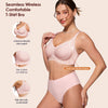As Fairy Bras for Women Wireless Jelly No Underwire Full Coverage Seamless Comfortable Breathable Bra