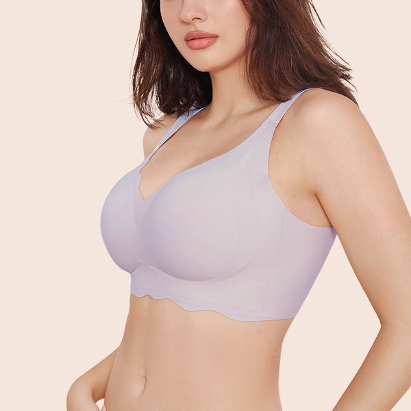 Wave V-Neck Full Cup Seamless Everyday Bra