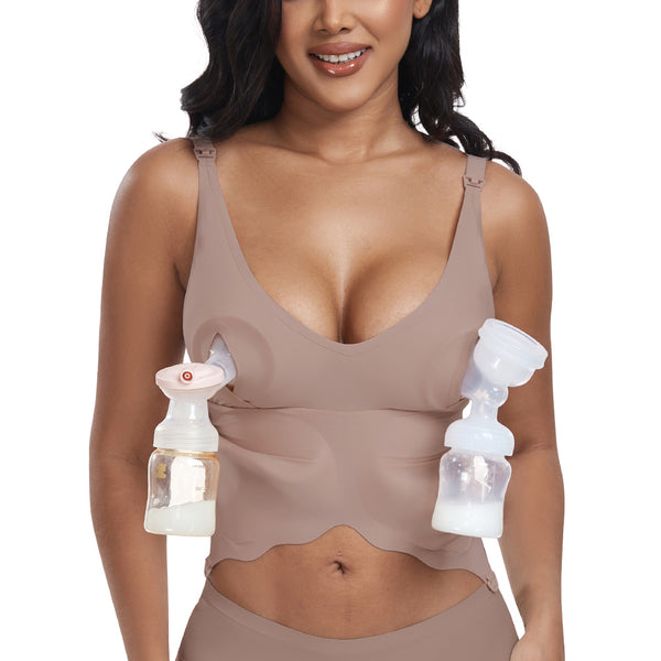 [PLUS SIZE] Wave Seamless Nursing Bra