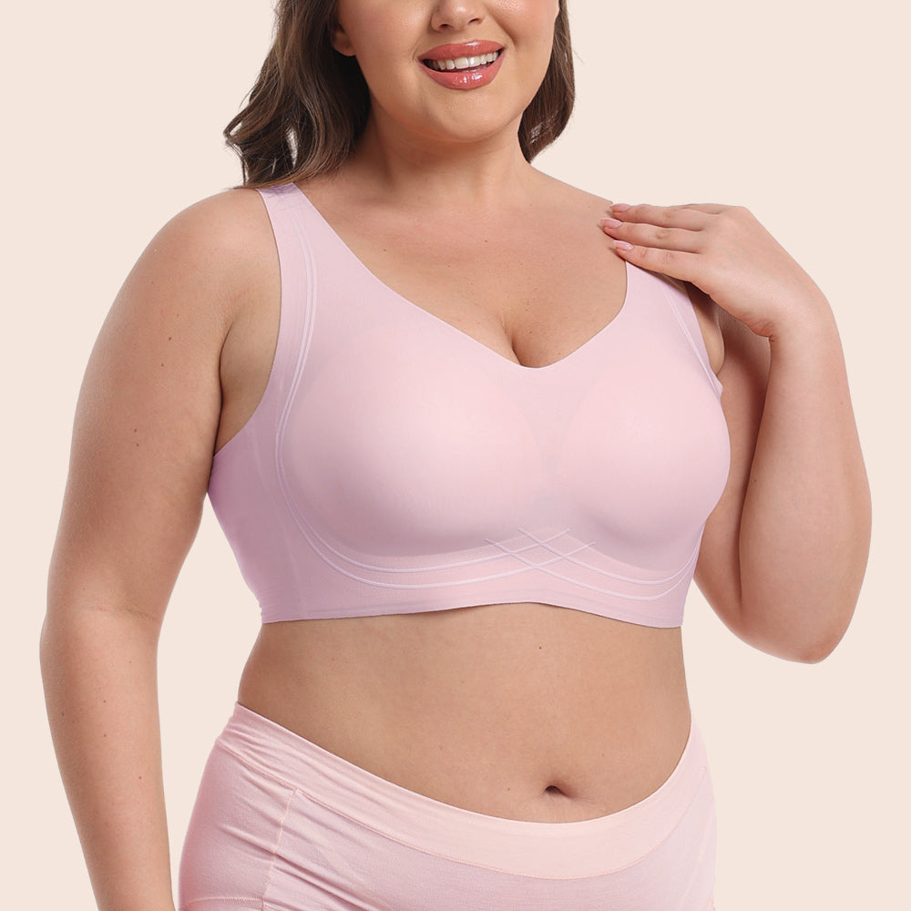 [PLUS SIZE] Seamless Full Coverage Padded Bras For Large Breasts