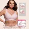 As Fairy Women's Full Coverage Wireless Bra - Supportive Plus Size Seamless Comfort Bralette