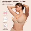 As Fairy Women's No Underwire Push Up Bra - Seamless Full Coverage Everyday Bra for Lift & Comfort