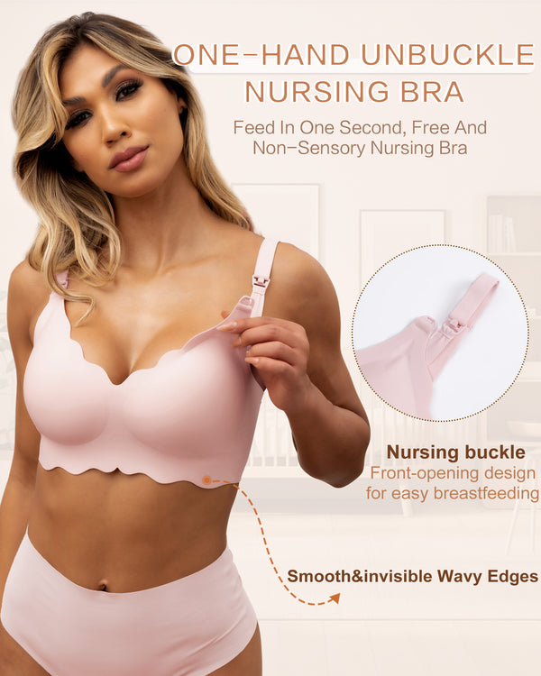 Wave Seamless Comfortable Maternity Nursing Bra